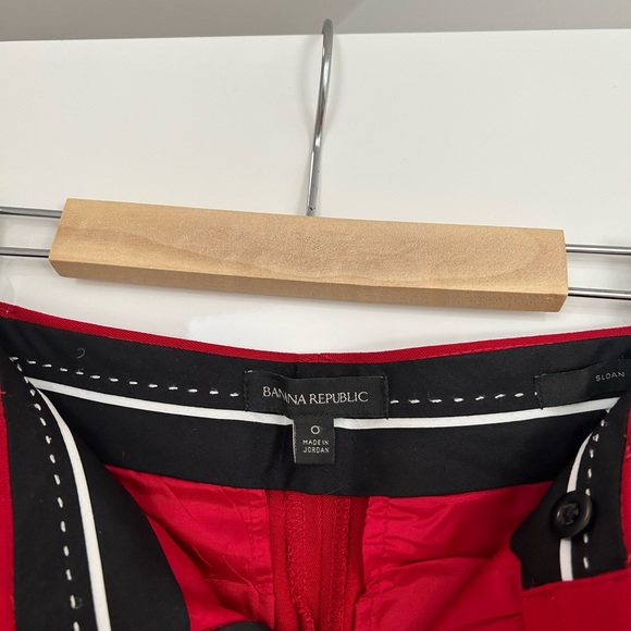 Banana Republic Sloan pants, size 0, red - Picture 3 of 3